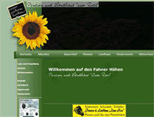 Tablet Screenshot of pension-zum-ross.de